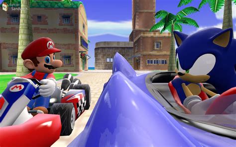 Mario And Sonic Racing by Somco on DeviantArt