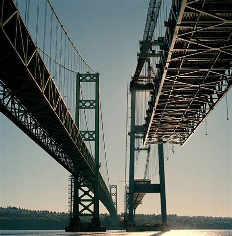 Top 60 Tacoma Narrows Suspension Bridge Stock Photos, Pictures, and Images - iStock