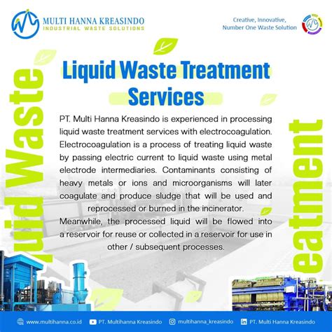 Liquid Waste Treatment - PT Multi Hanna Kreasindo Tbk