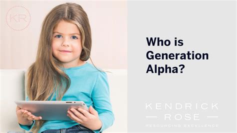 Who is generation Alpha and how will they affect… | Kendrick Rose