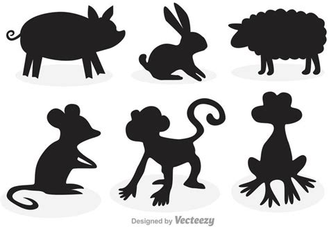 Animais Silhuetas de desenhos animados - Download Vetores Gratis, Desenhos de Vetor, Modelos e ...