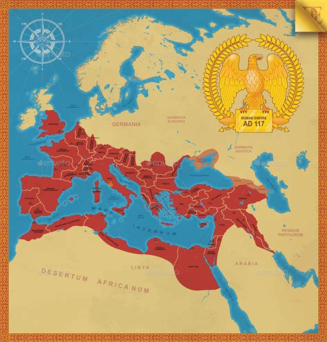 Roman Empire Map by EmirD GraphicRiver ~ mapvoice