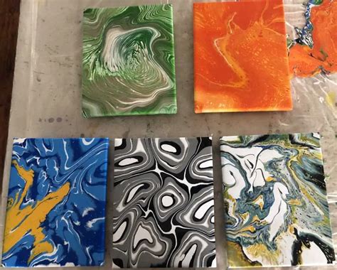 5 Basic Acrylic Pour Techniques to Master