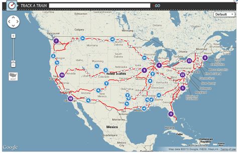 Amtrak Teams with Google to Create a Real-Time Train Locator Map ...