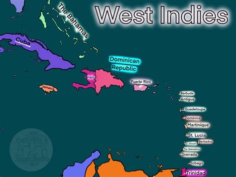 West Indies Map - Once Upon a Homeschooler