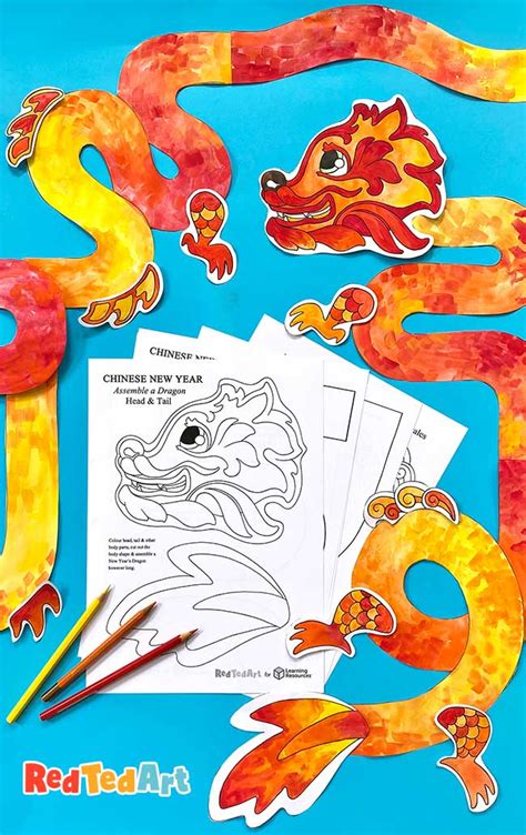 Easy Chinese New Year Crafts & Ideas for Kids & 2024 Year of the Dragon ...