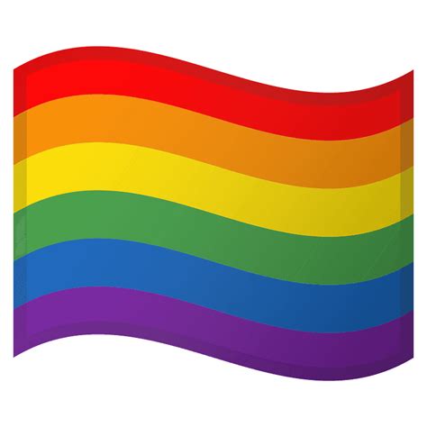 Rainbow flag emoji clipart. Free download transparent .PNG | Creazilla