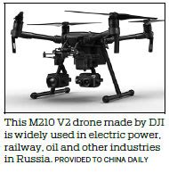 Chinese commercial drones expand market in Russia - Chinadaily.com.cn
