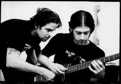 Limp Bizkit's Wes Borland (right) with Nine Inch Nail's Danny Lohner ...