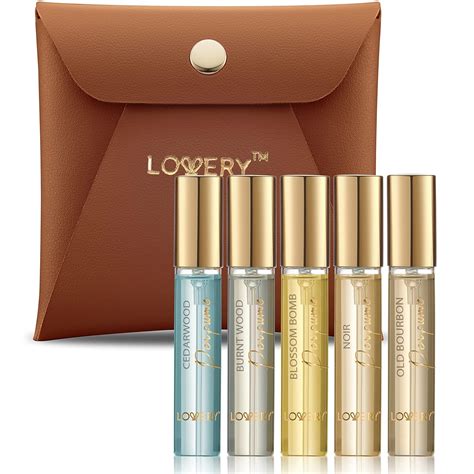 Amazon.com : LOVERY Mini Perfumes for Women Perfume Gift Set, Woody ...