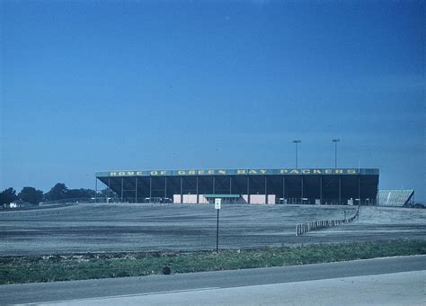 Tom Farley: Lambeau Field, circa 1957-60: Modest-looking from the outside