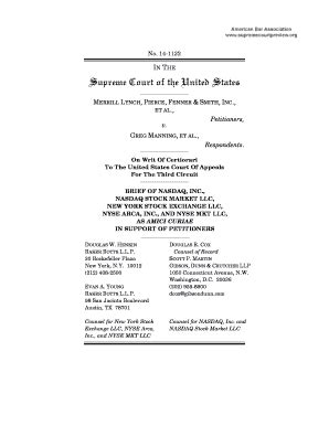 Fillable Online MERRILL LYNCH, PIERCE, FENNER & SMITH, INC Fax Email ...