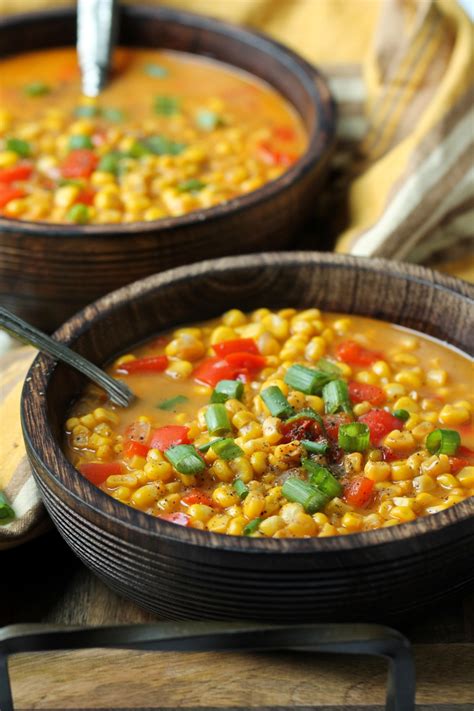 Easy Smoky Black Pepper Corn Soup - The Vegan 8