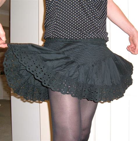 Too short skirt | Just me goofing around in something far to… | Flickr