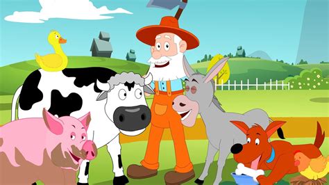 Old Macdonald Had a Farm Nursery Rhyme With Lyrics - Cartoon Animation Rhymes Songs For Children ...