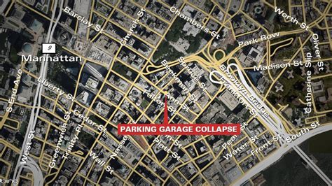 Lower Manhattan parking garage collapse leaves 1 dead, 5 injured