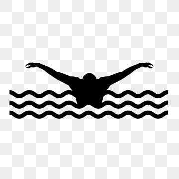 Swimmer Silhouette Vector at Vectorified.com | Collection of Swimmer ...