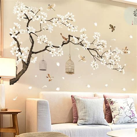 Tree Wall Decals - Cherry Blossom Tree Decal - Elegant Style - LARGE ...