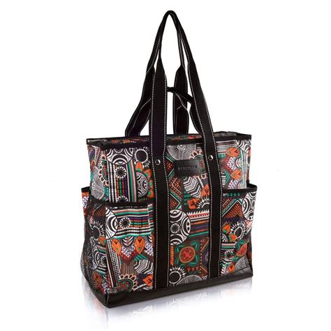 AmazonSmile: Canvas Utility Tote Bag Multiple Exterior and Interior Pockets Work Bag for Women ...