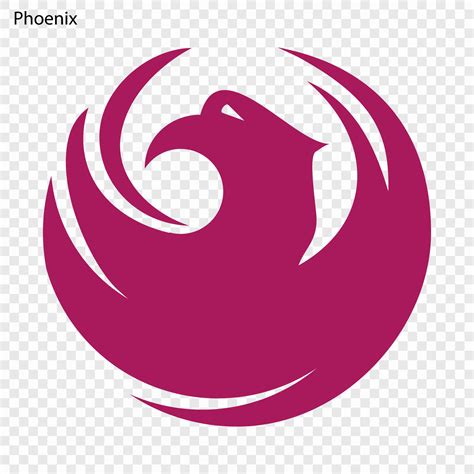 Emblem of Phoenix 21834817 Vector Art at Vecteezy