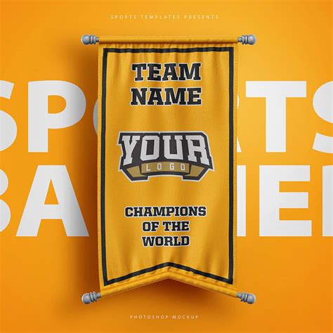 Sports Rafters & banners photoshop Templates pack :: Behance