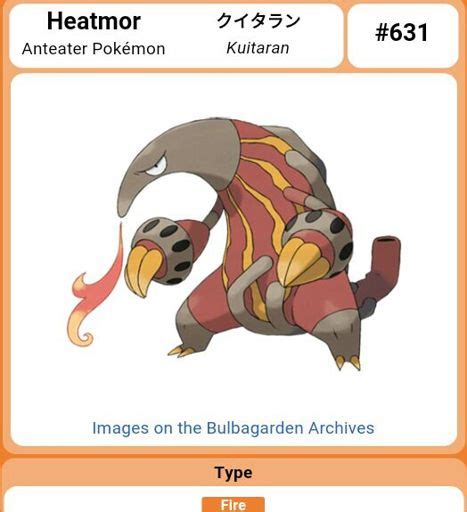 Heatmor competitive analysis | Pokémon Amino