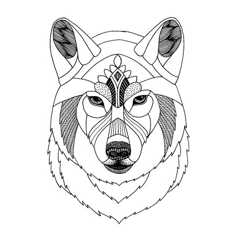 Wolf Drawing Images at GetDrawings | Free download