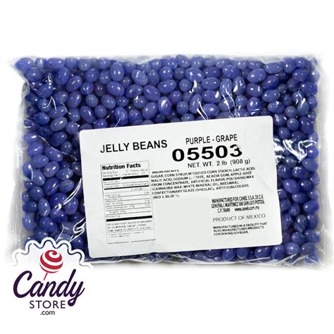 Purple Grape Jelly Beans - 2lb Bulk | CandyStore.com