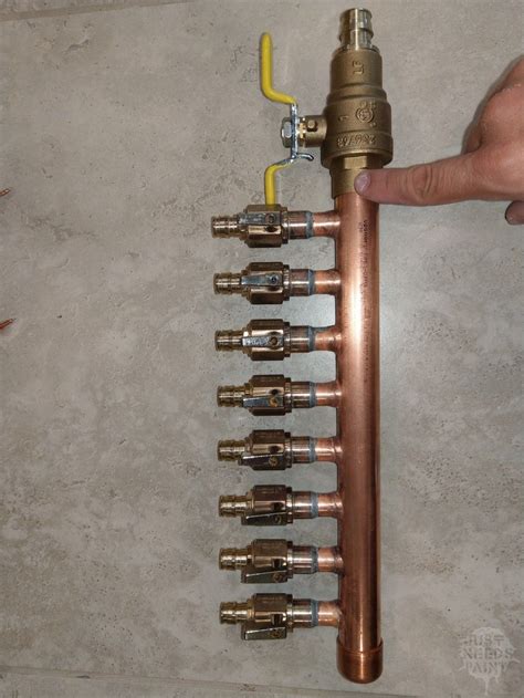 How to Build a PEX Manifold: A Step-by-Step Guide - Just Needs Paint | Pex plumbing, Plumbing ...