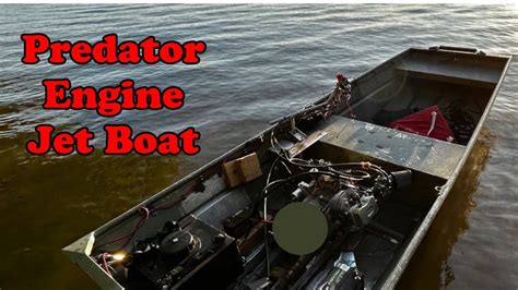 420cc Predator Engine Jet Jon Boat Preview - YouTube