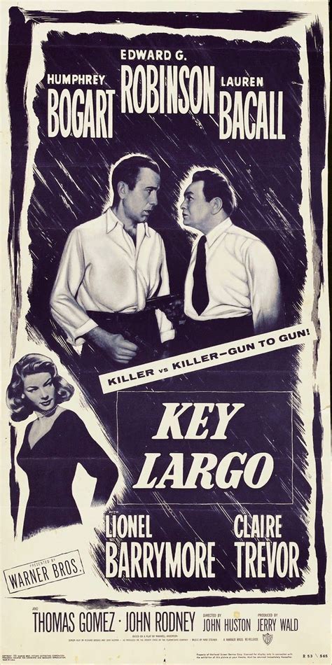 Key Largo (1948) | Movie posters, Key largo movie, Old film posters