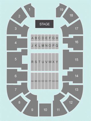 Darts Seating Plan - Motorpoint Arena Nottingham