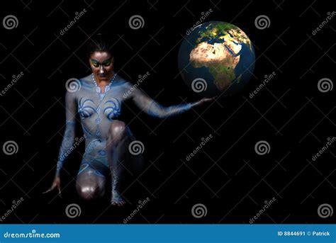 Goddess, Gaia Mother Earth Stock Image - Image: 8844691