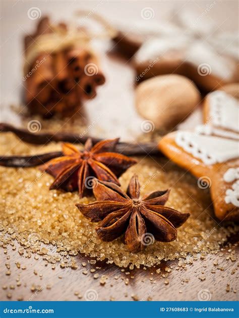 Spices and Baking Ingredients Stock Image - Image of cutter, pastry: 27608683