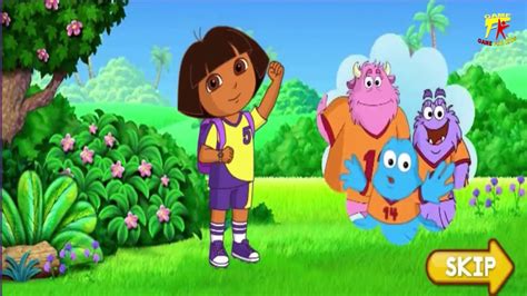 Dora the explorer football soccer games gameplay - YouTube