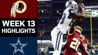 Redskins vs. Cowboys | NFL Week 13 Game Highlights - YouTube