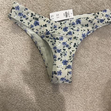 Abercrombie and Fitch Swim Suit bottoms. never worn... - Depop