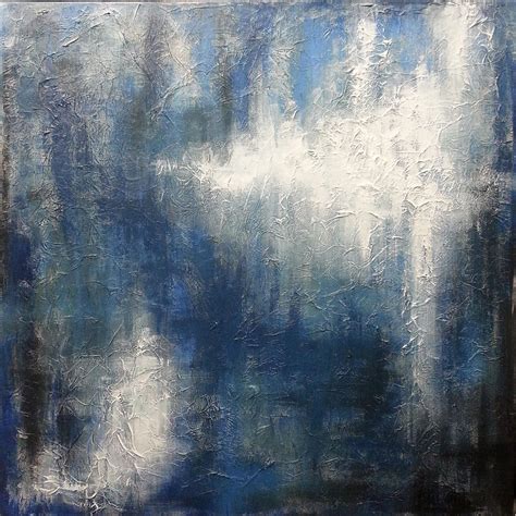 Original Contemporary Painting XLarge Canvas Art Abstract Art Blue Gray ...