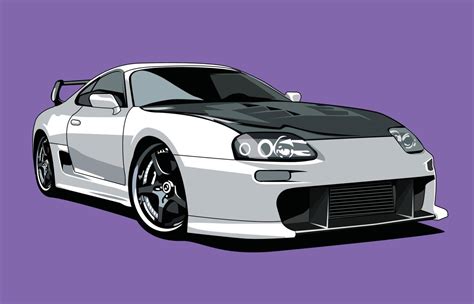 supra car illustration 12338000 Vector Art at Vecteezy