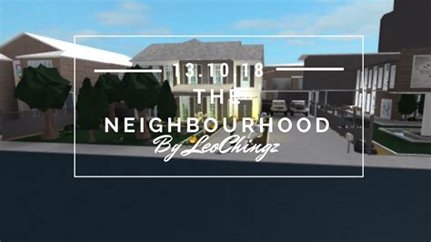 ROBLOX | Welcome to Bloxburg: The Neighbourhood | Modern house+ Day Care+ Cafe | Part 1 - YouTube