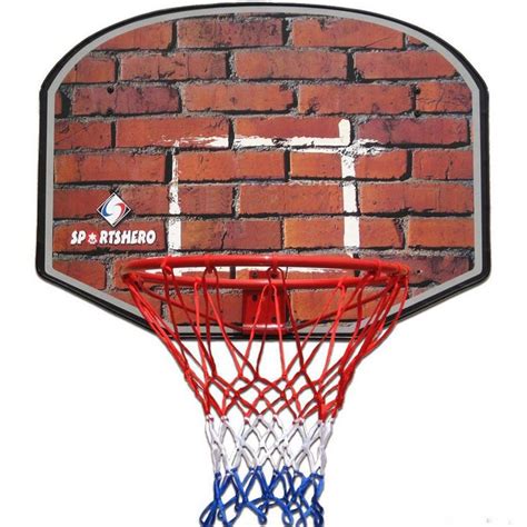 Wall Mounted Basketball Set Hoop Net Backboard Indoor Large Size 80 cm ...