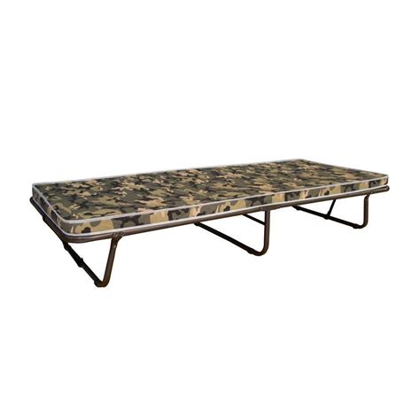 Linon Home Decor Twin Size 2 in. Camouflage Folding Cot-356CAMO-01-AS-U ...