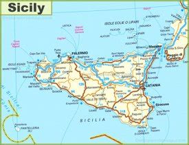 Sicily Maps | Italy | Maps of Sicily (Sicilia)