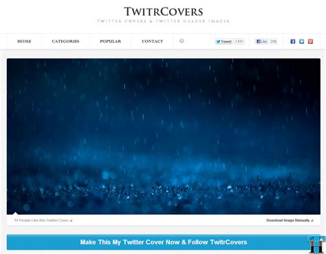 Get beautiful Twitter covers for your new Twitter profile - Techacker