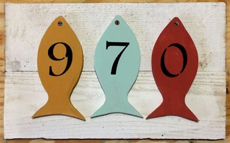 Custom house number sign Wood house numbers Address plaque | Etsy