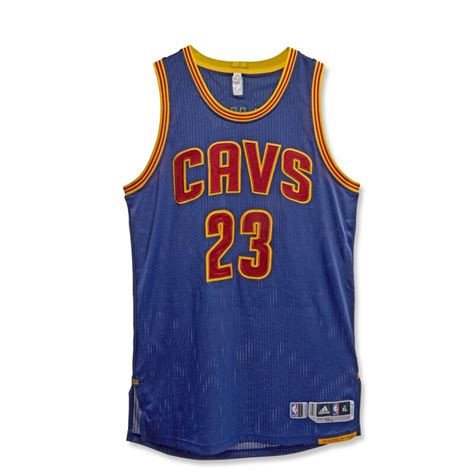 LeBron James Cleveland Cavaliers 2017 NBA Playoffs Game Worn Jersey ...