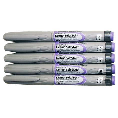 Buy Lantus Solostar Pen - Lantus 5 Pre-filled Injectable Insulin Cartridges