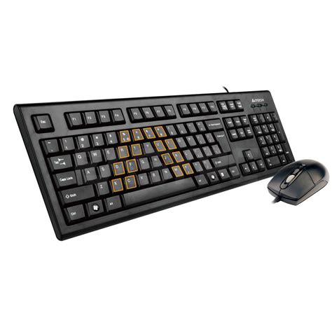 A4Tech KRS-8572 Ps2 Keyboard and Mouse Black – EasyPC