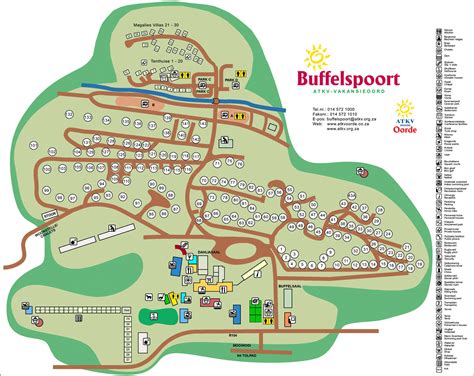 Buffelspoort Resort Map