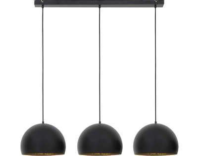 Jaicey 3-Light Kitchen Island Pendant Light & Living Finish: Black ...